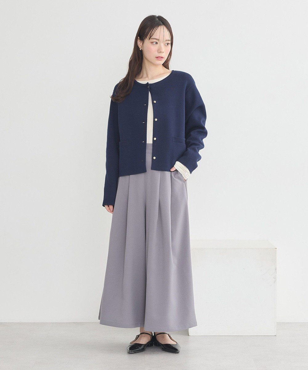 earth music&ecology 選べる丈タックスカーチョ 