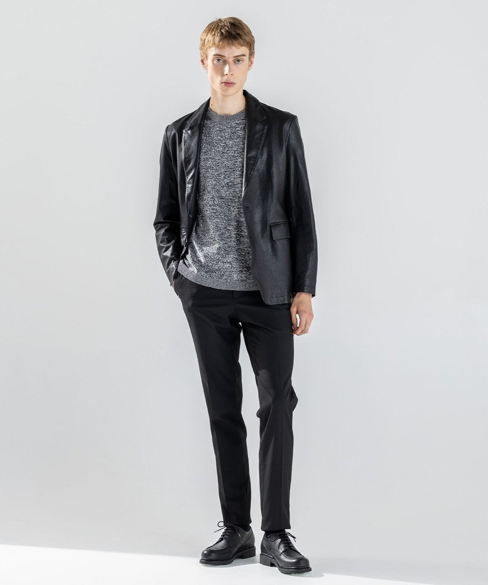 JOSEPH HOMME 新素材【シャツ感覚で羽織れる軽さ】シュリンクエアレザー　ジャケット 