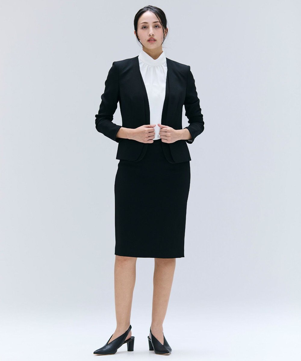 BEIGE， 【洗える・VERY NaVY 11月号掲載】CINDY / ダブルカラージャケット 