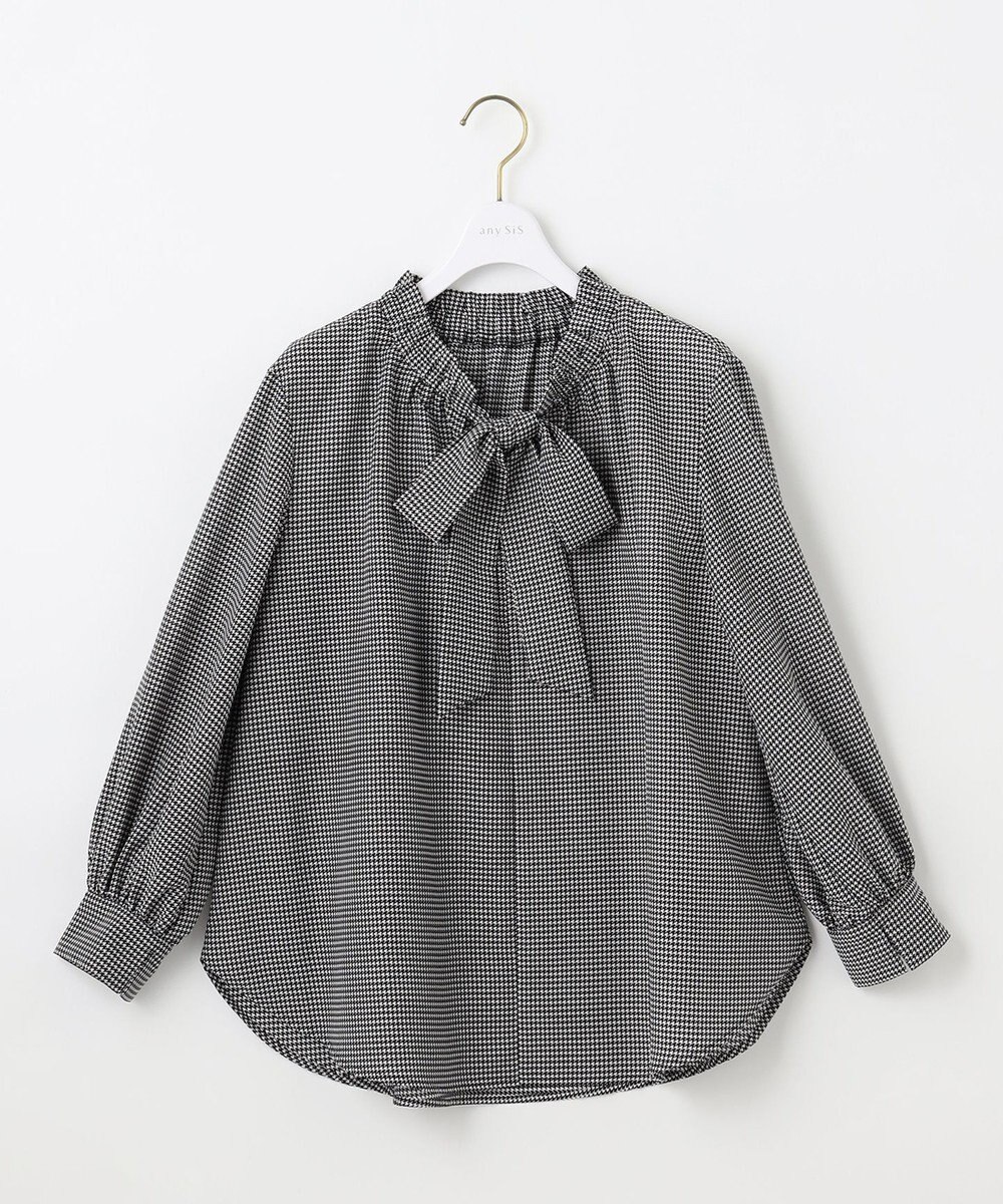 ANY SIS S 【洗える】フリルボウタイ ブラウス 