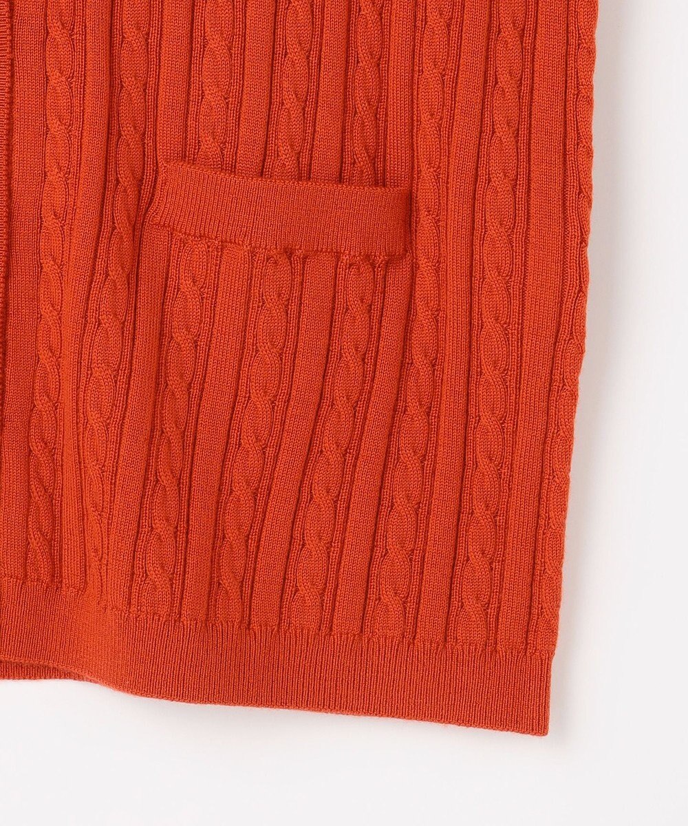 J.PRESS LADIES KNIT BASIC クルーネック カーディガン 