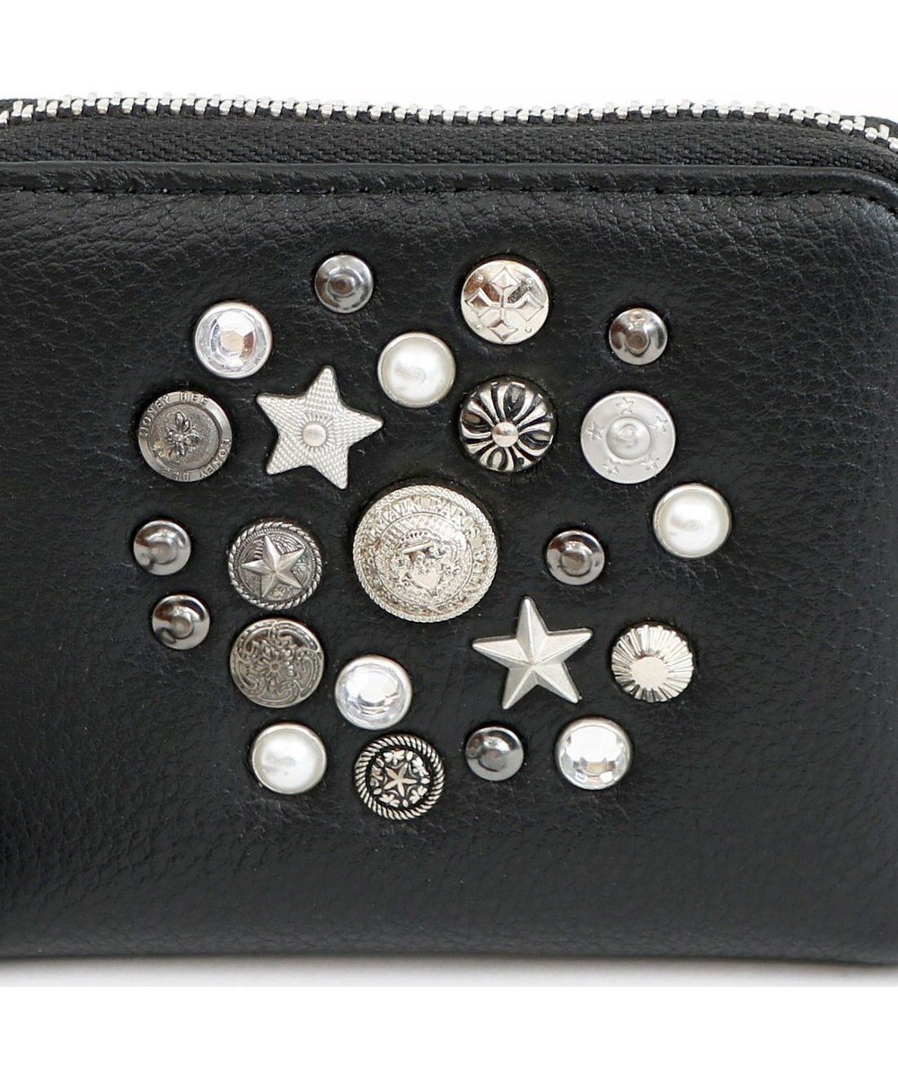 UNBILLION ペルケ perche / マルチスタッズ・ジャバラカードウォレット 