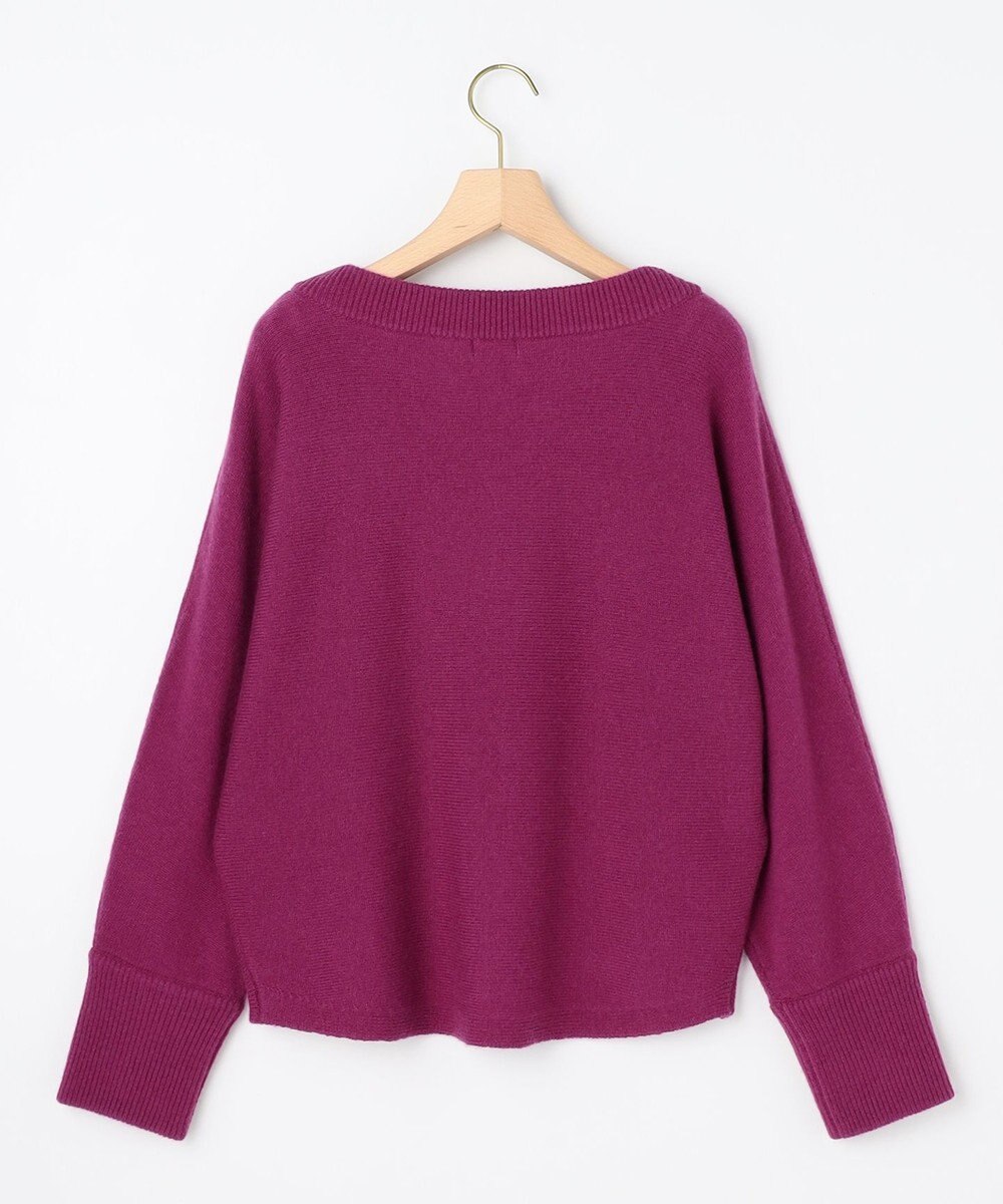 組曲 【加藤ローサさん着用】ウールカシミヤミックスボートネック ニット 