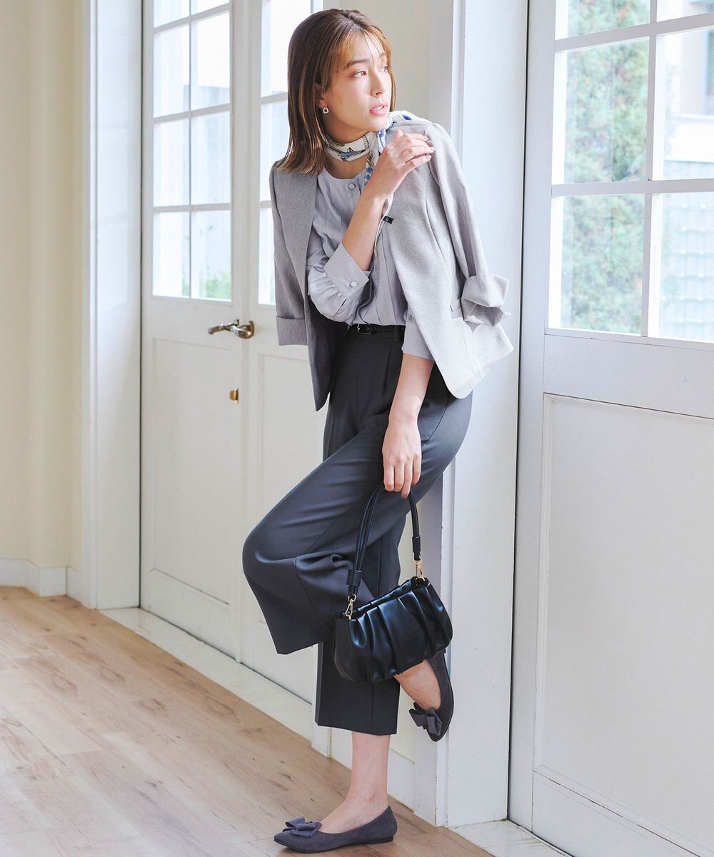 Tiaclasse 【吸水速乾・接触冷感・UVケア・防シワ・洗える】カチオンカラーレスジャケット 