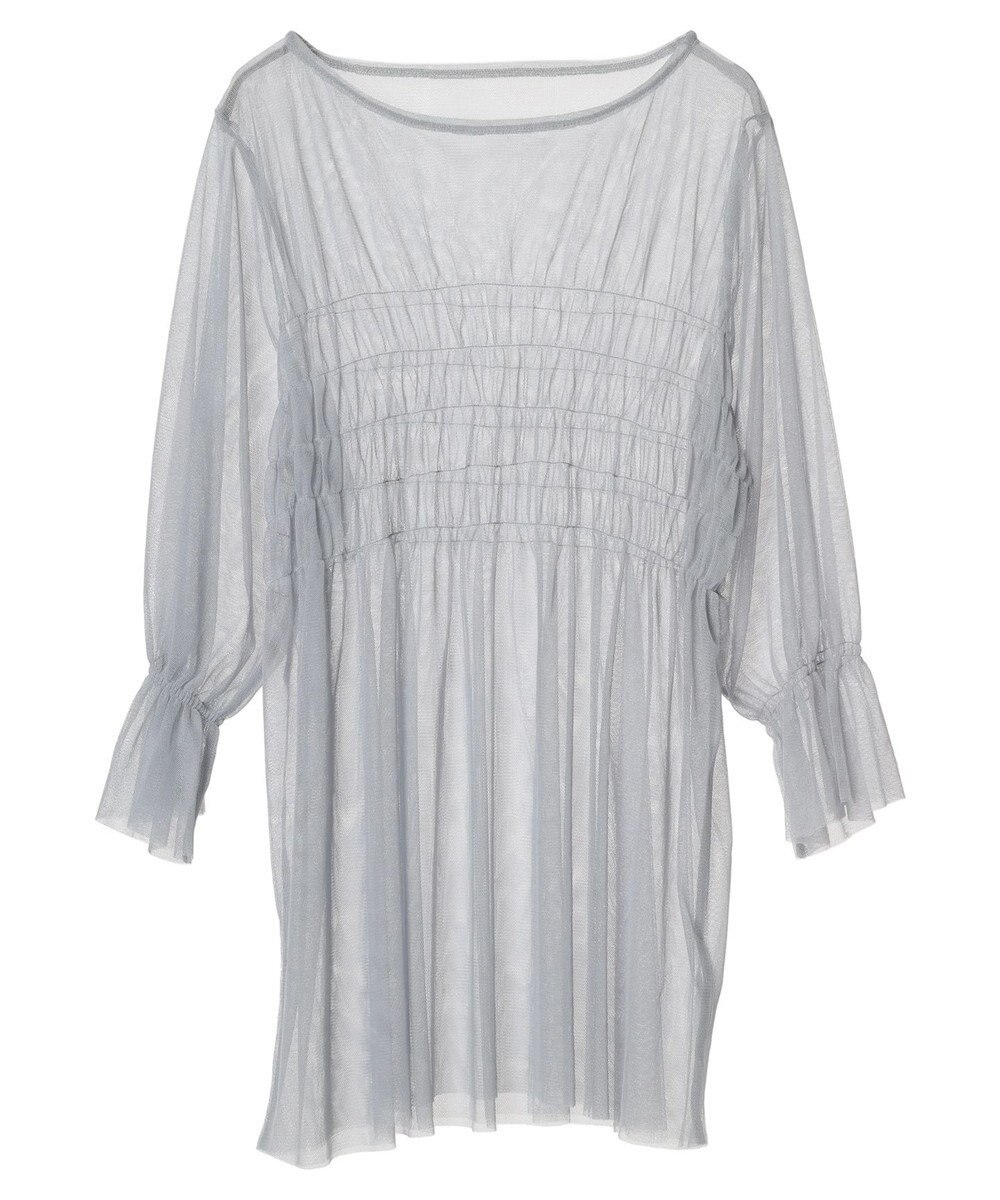 Green Parks チュールシャーリングチュニック 