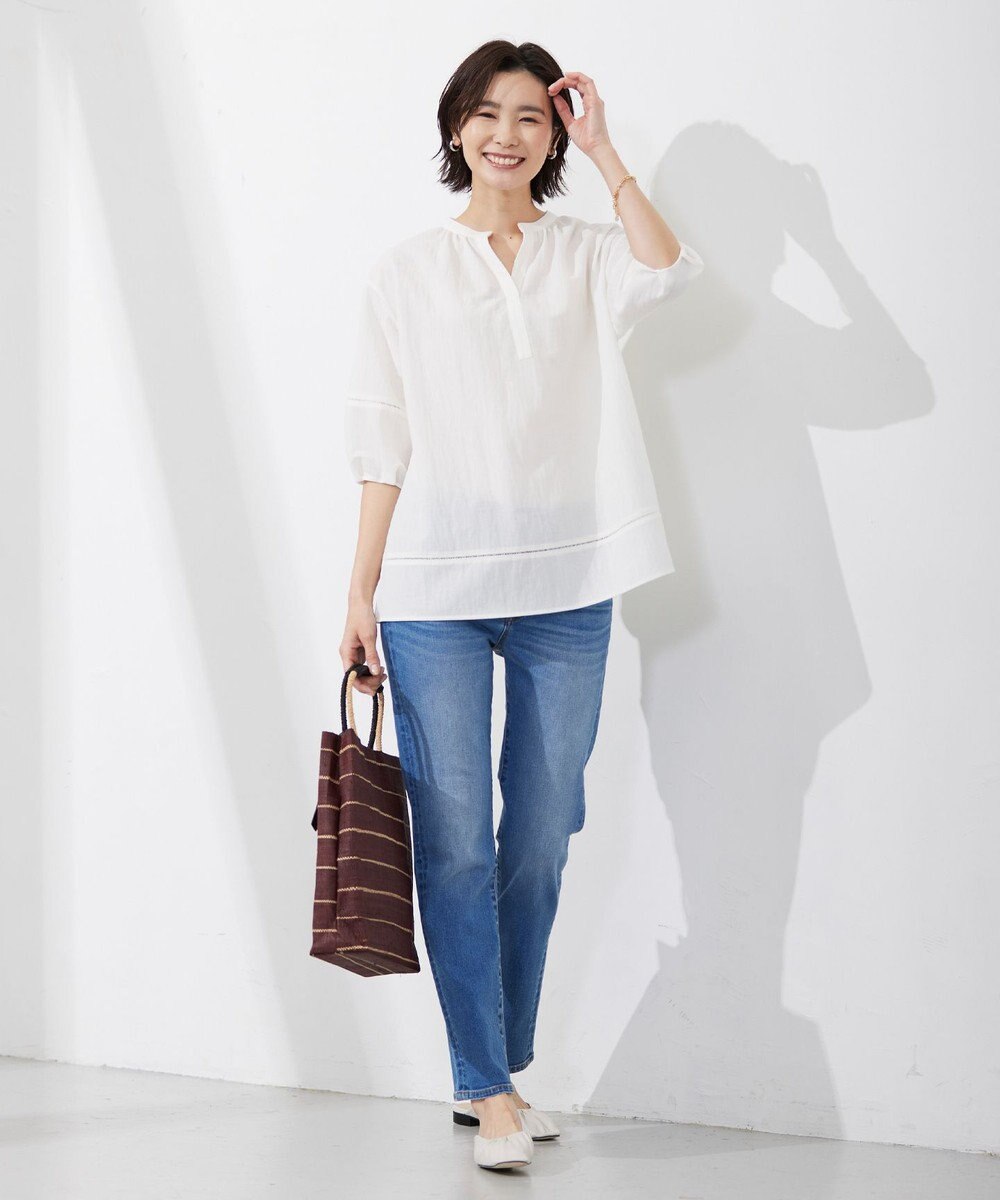 J.PRESS LADIES L ナチュラルジャージー カットソー 