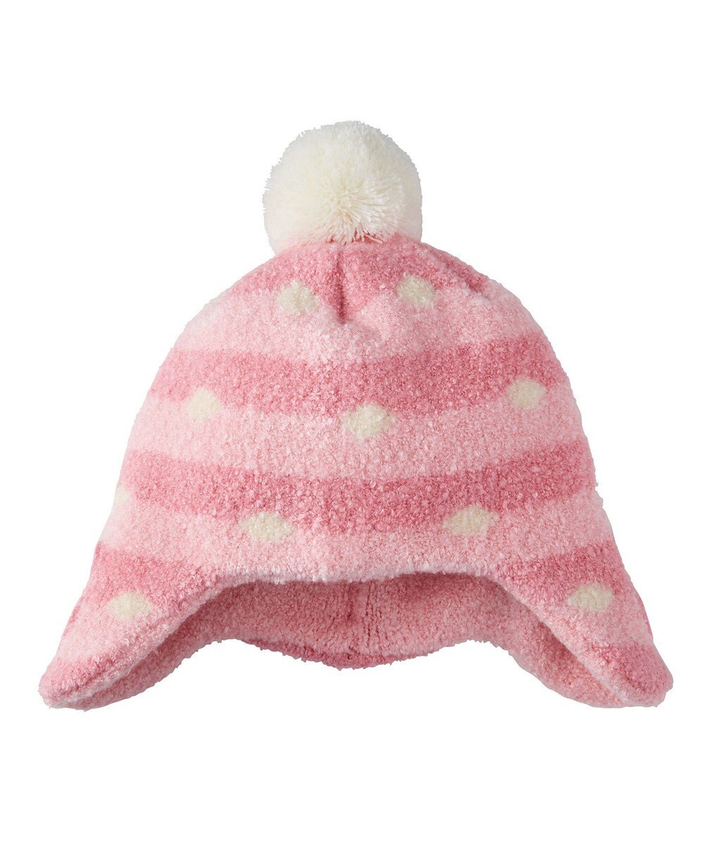 MIKI HOUSE HOT BISCUITS 【42-52cm】 ニット帽子(フード) 