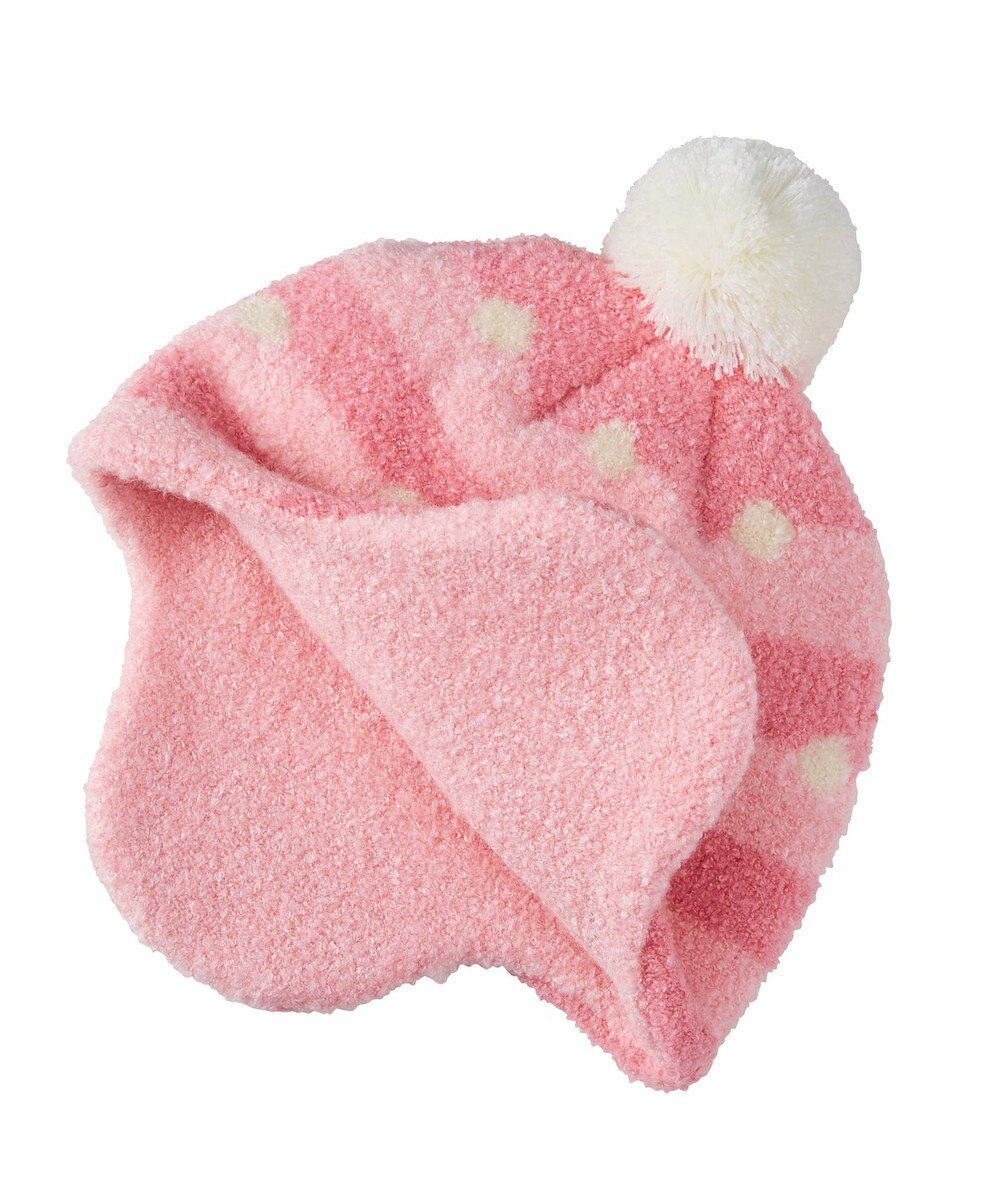 MIKI HOUSE HOT BISCUITS 【42-52cm】 ニット帽子(フード) 