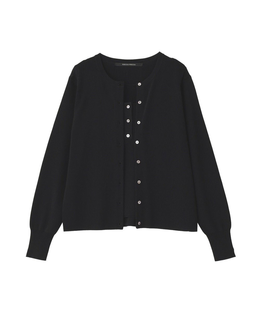 YECCA VECCA [UVカットマシンウォッシャブル]アンサンブルニット 