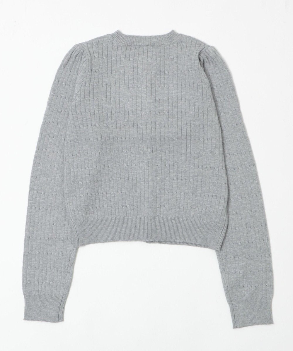 WEGO 【26年春新作】別注USPOLOケーブルニットカーデ 