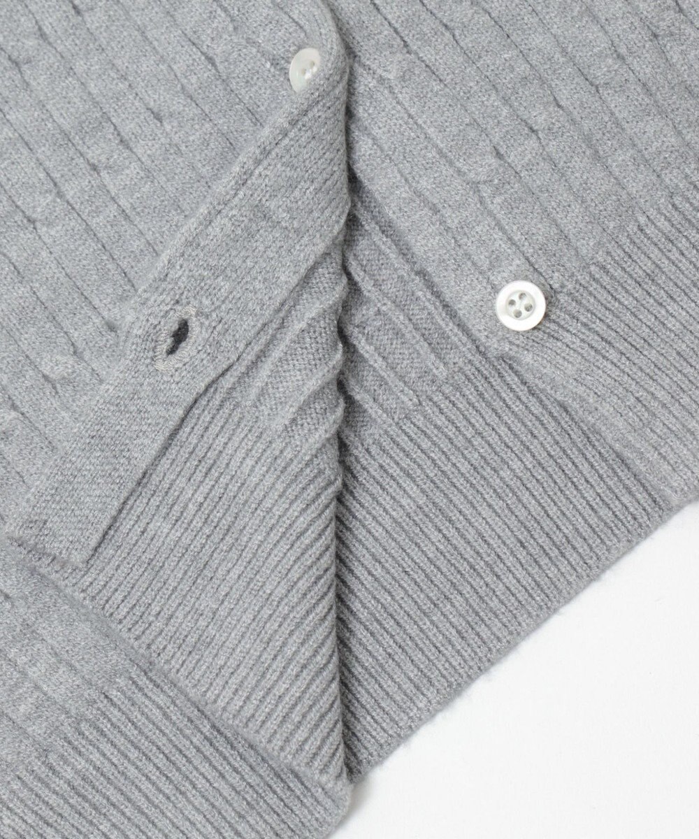 WEGO 【26年春新作】別注USPOLOケーブルニットカーデ 