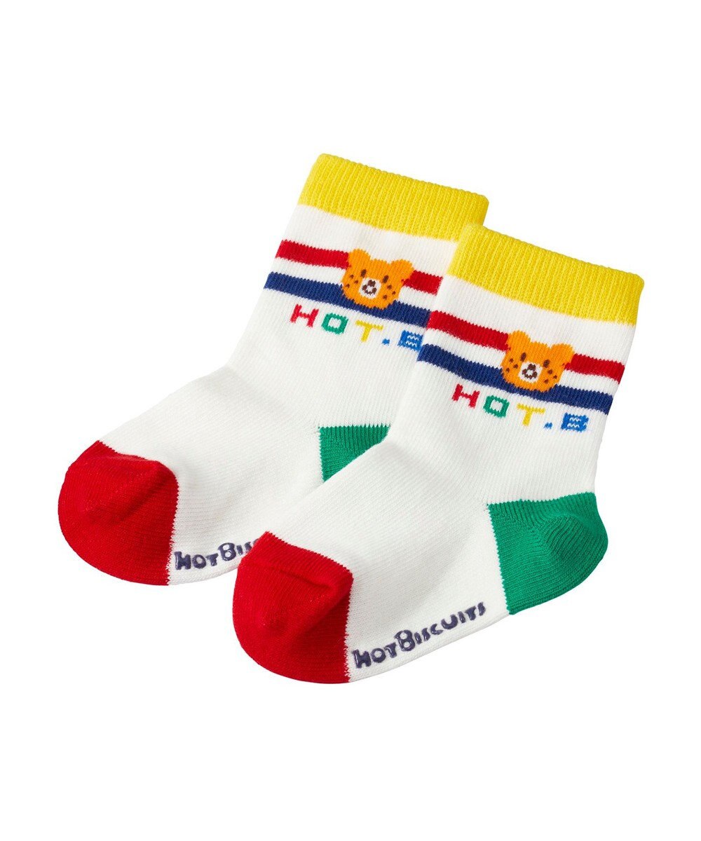 MIKI HOUSE HOT BISCUITS 【9-19cm / 靴下2足セット】 クルー丈 ソックスパック2足セット 