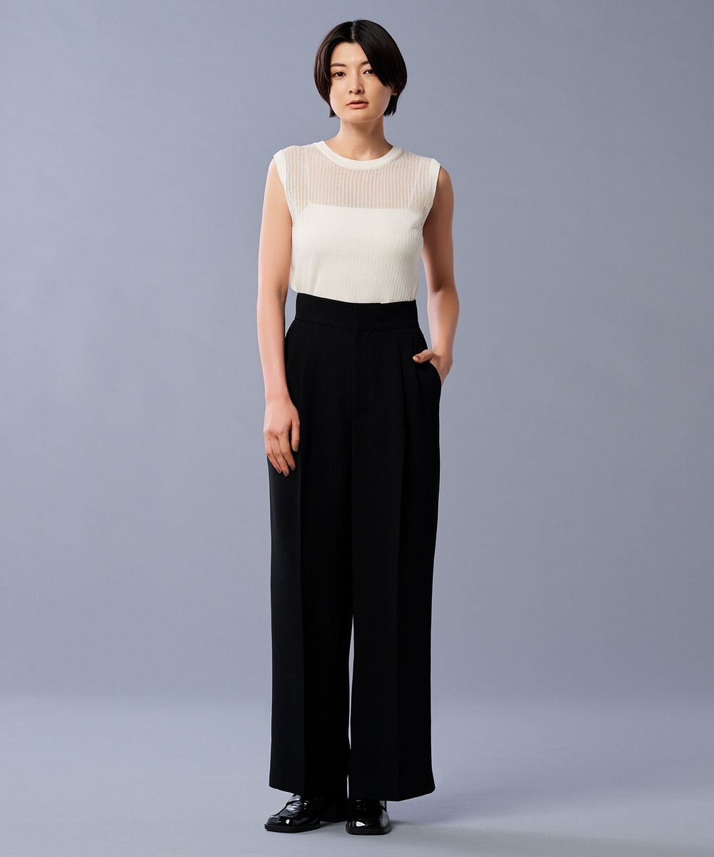 uncrave シアー リブ ノースリーブ ニット（uncrave STANDARD） 