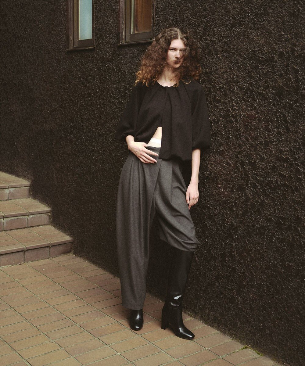 #Newans 【セレモニーにも/洗濯機可】バルーンヘムライトブルゾン​ 