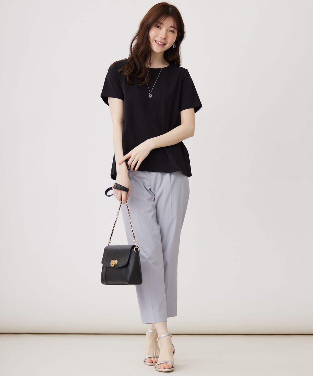 ANY SIS 【UVケア】サイドプリーツ カットソー 