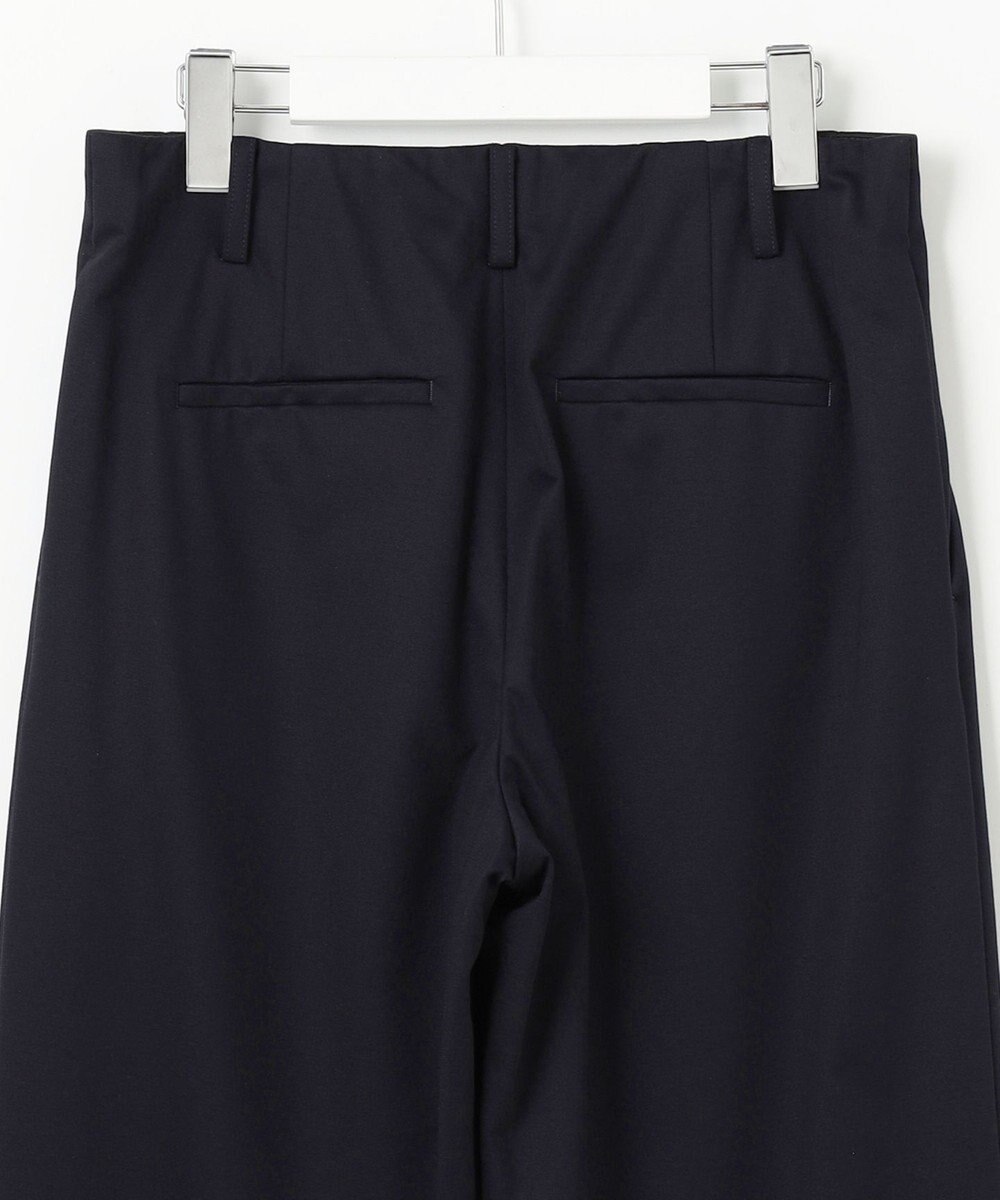 J.PRESS LADIES S 【セットアップ対応・洗える・抗菌防臭】T/Cポンチ セミワイド パンツ 