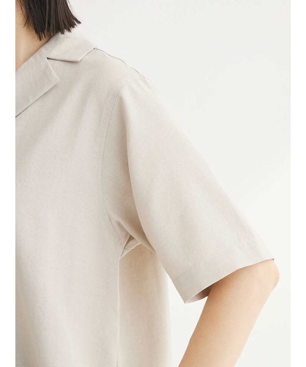 Green Parks 接触冷感　開襟シャツ 