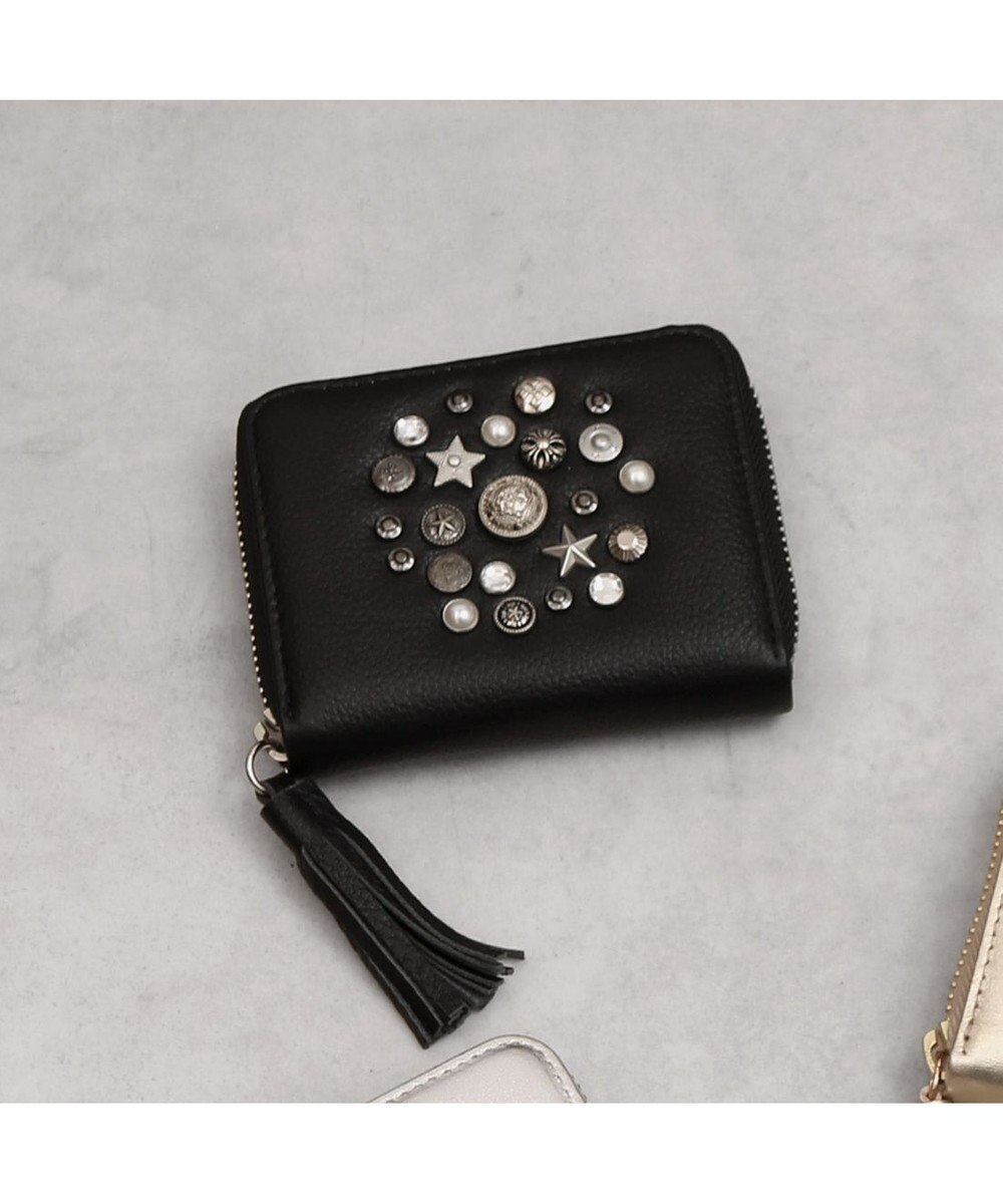 UNBILLION ペルケ perche / マルチスタッズ・ジャバラカードウォレット 