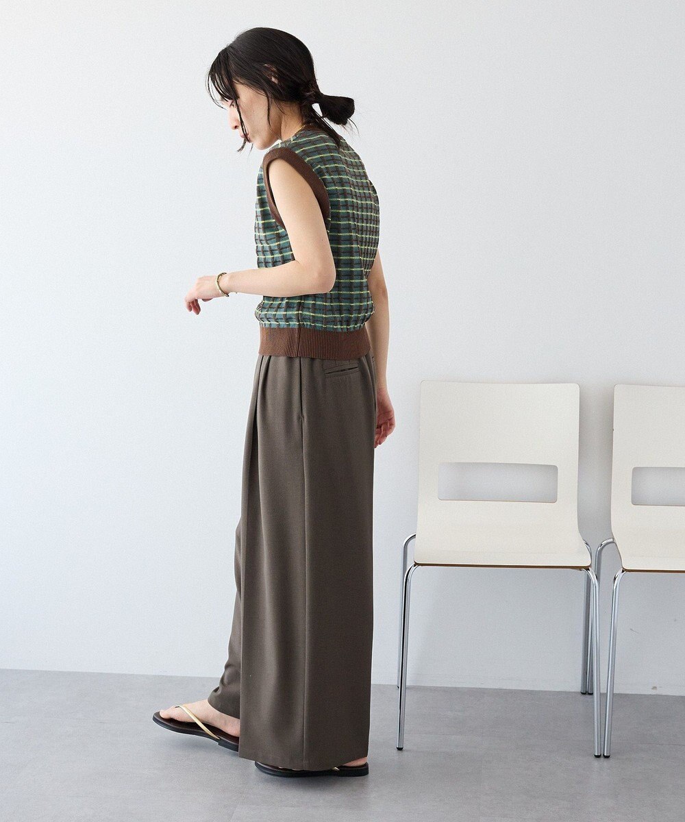 CRAFT STANDARD BOUTIQUE リンクスチェックニットベスト 