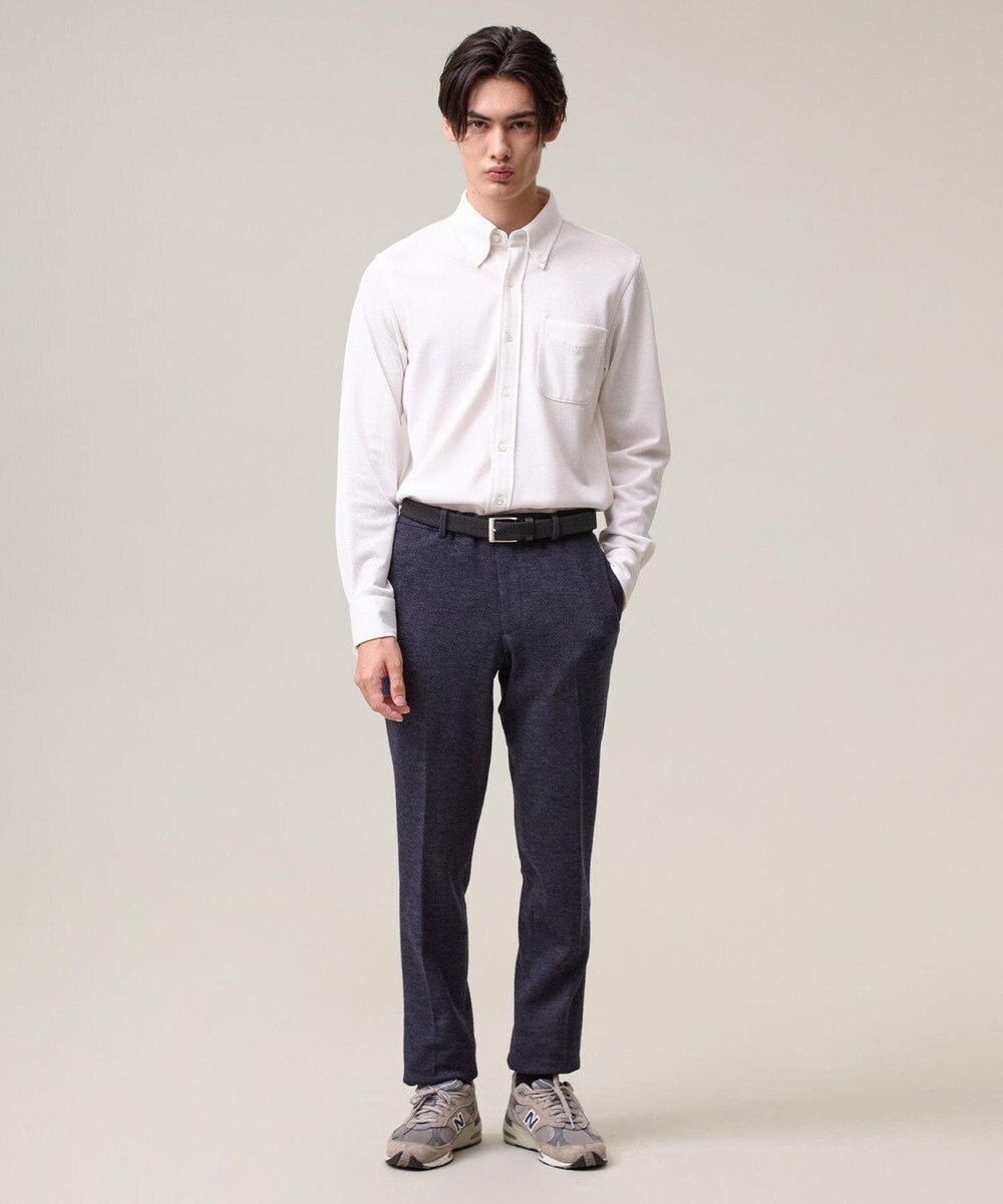 J.PRESS MEN 【セットアップ対応 / ストレッチ】SOFAニット ハイグレードジャージー スラックス 