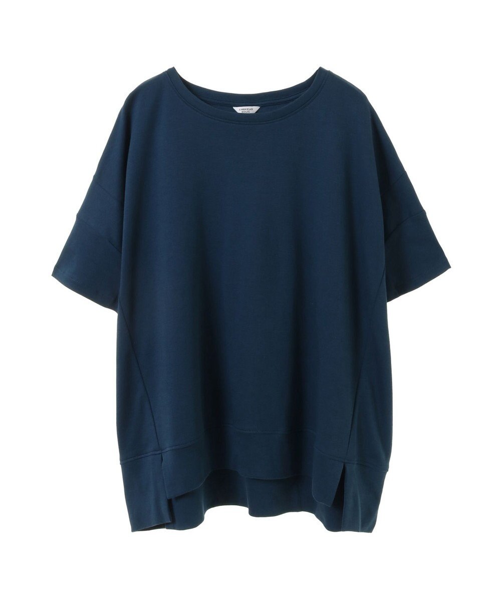 AMERICAN HOLIC 接触冷感裾切り替えカットプルオーバー 