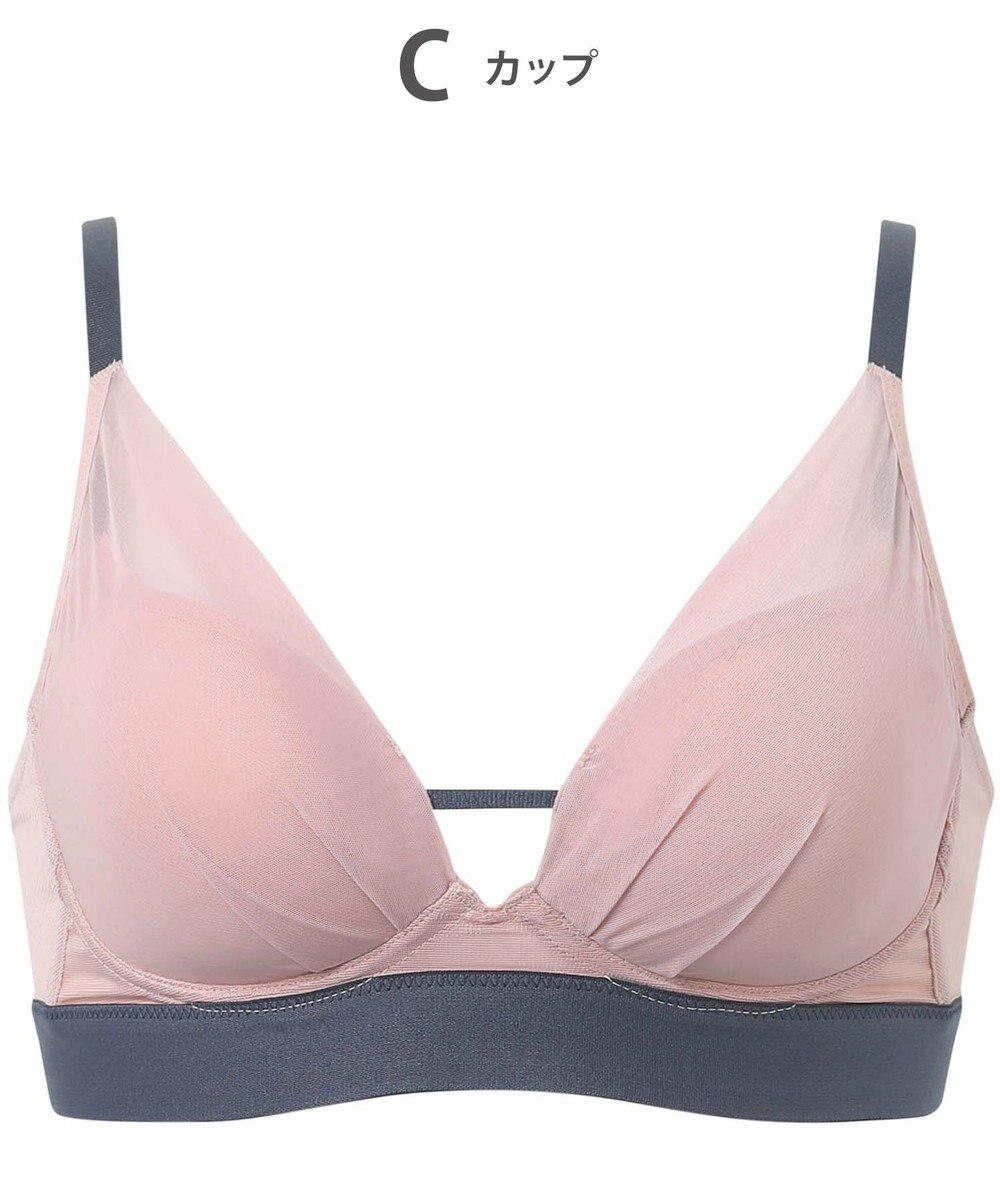 WACOAL ノンワイヤーブラ 【重力ケアブラ】 バストを重力から守る まる胸をキープ サイドのラインすっきり Gカップまで対応 大きいサイズ レディース BXB114 /ワコール 