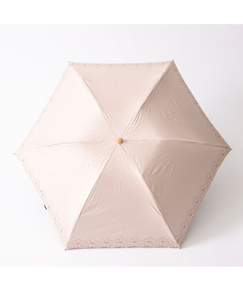 UNBILLION カシュネ cachenez / 【晴雨兼用】【日傘】 【UV カット率99.999.9％以上】PU軽量フラワー刺繍ミニ折りたたみ傘 