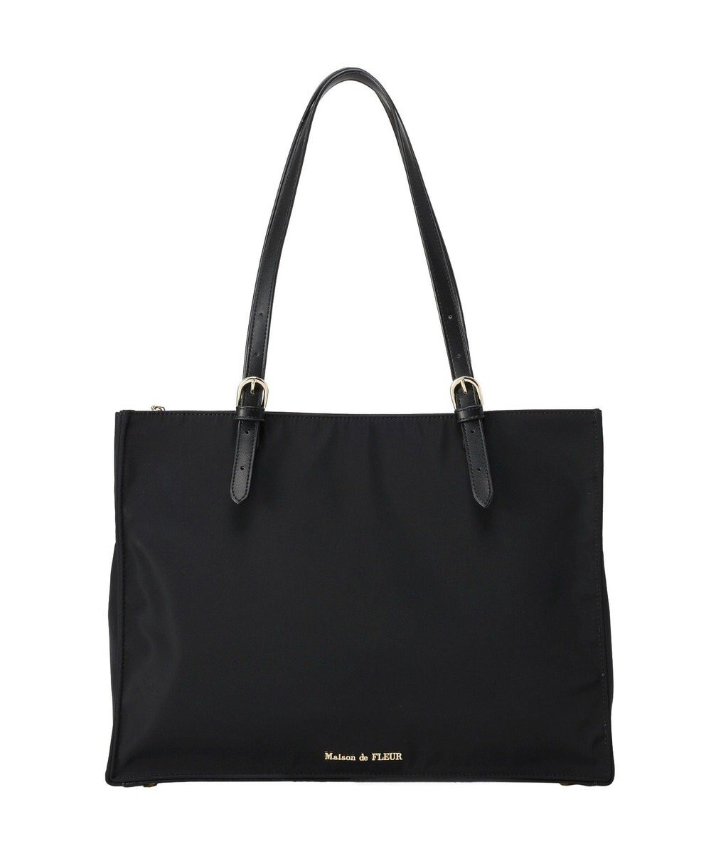 Maison de FLEUR 撥水加工マルチポケットキャリーオンバッグ 