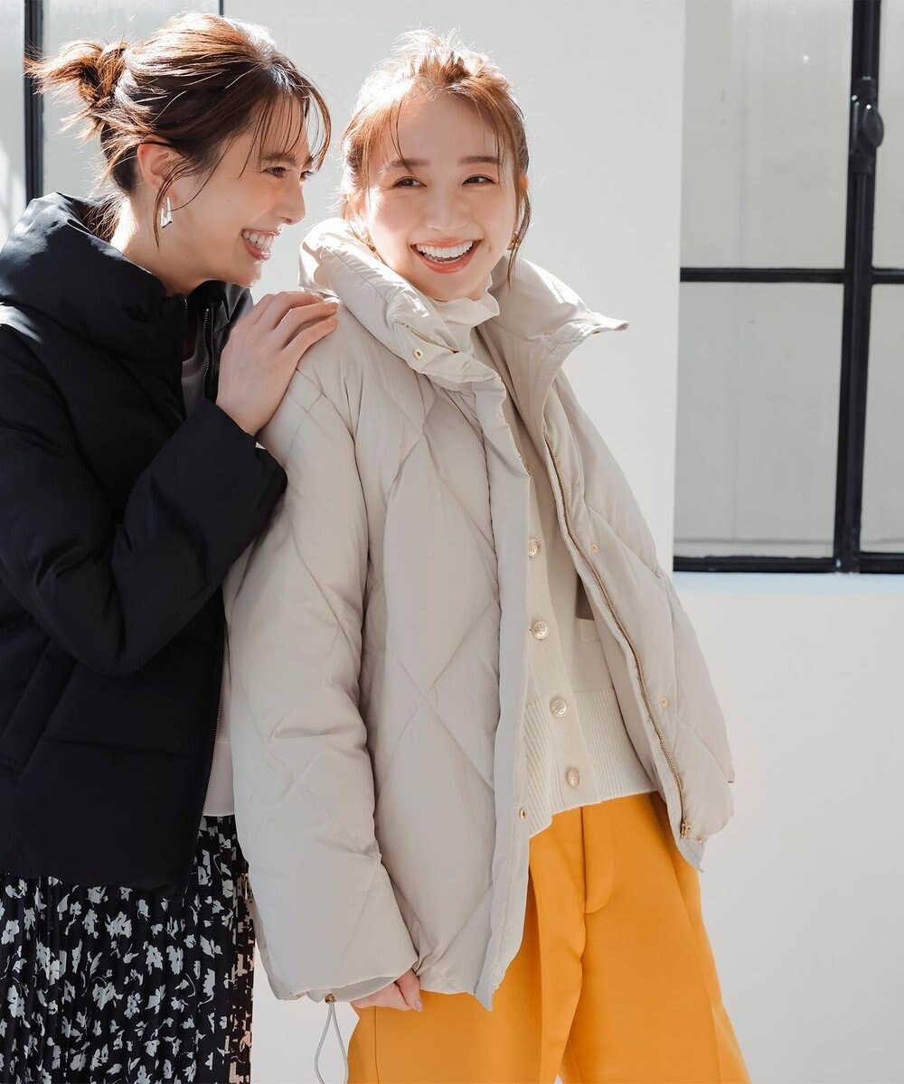 ANY L 【洗濯機可/撥水】ダイヤステッチキルトダウン 