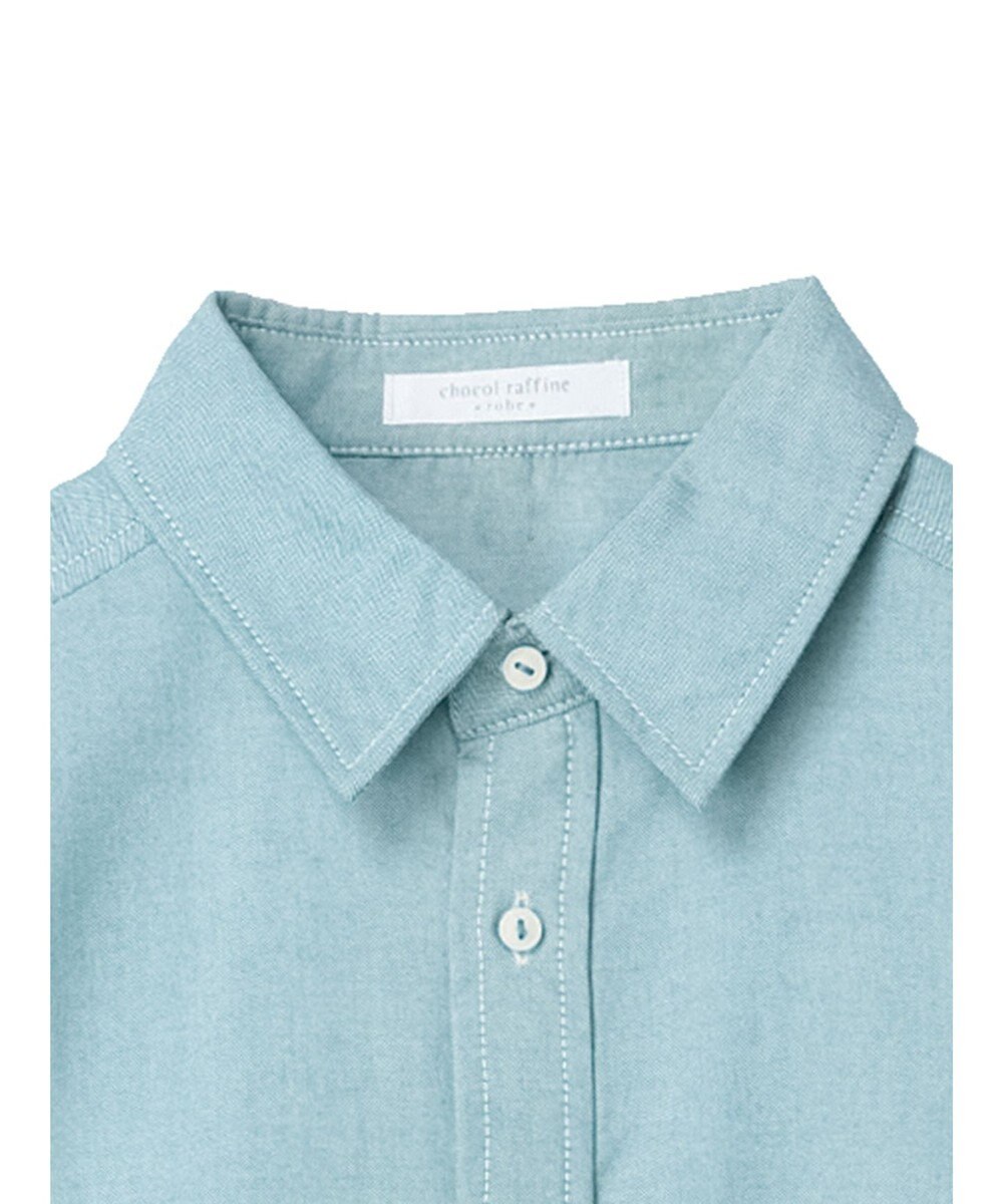 Green Parks オックス先染めシャツ 