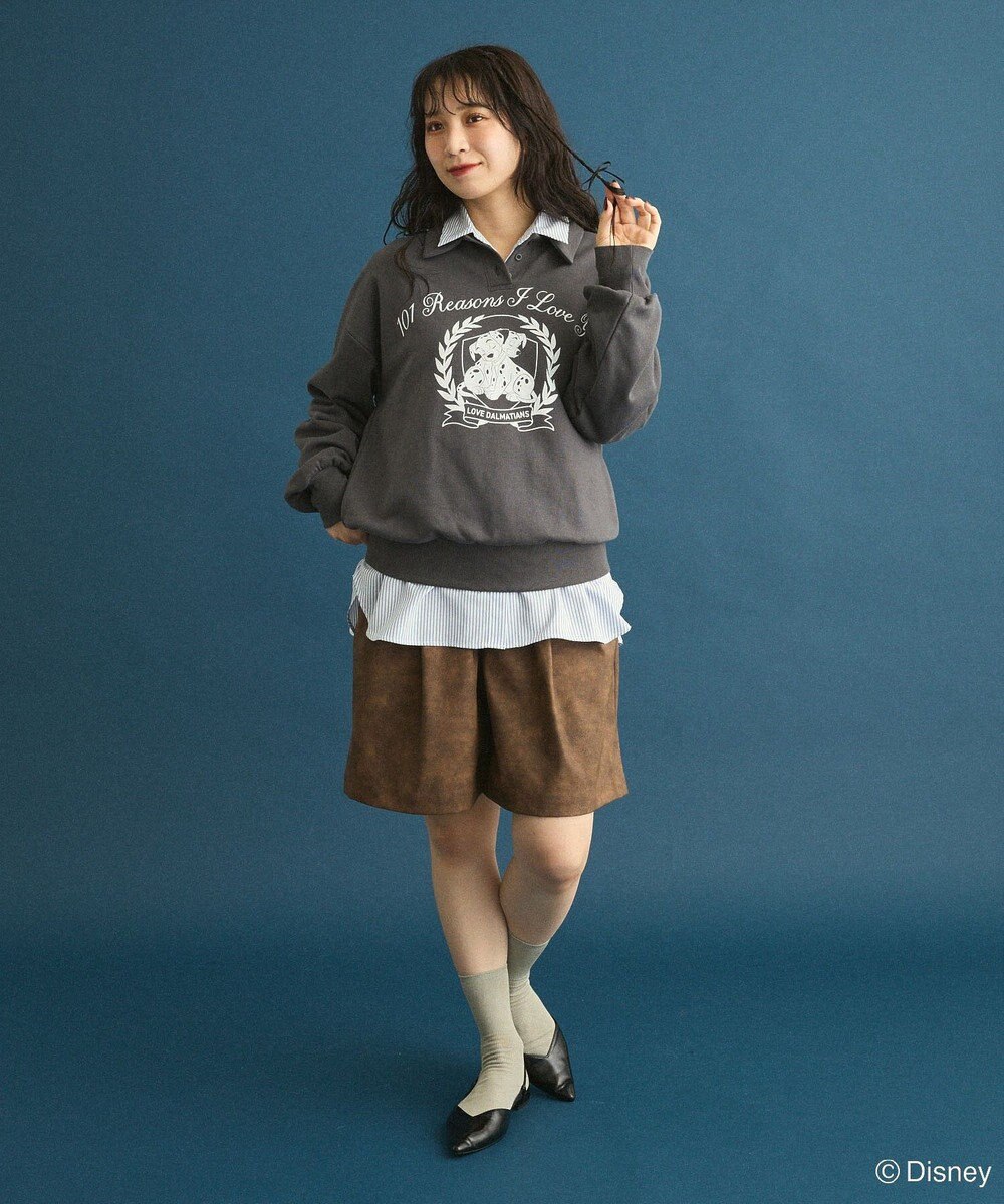 Green Parks １０１匹わんちゃん／ポロ衿裏毛スウェット 