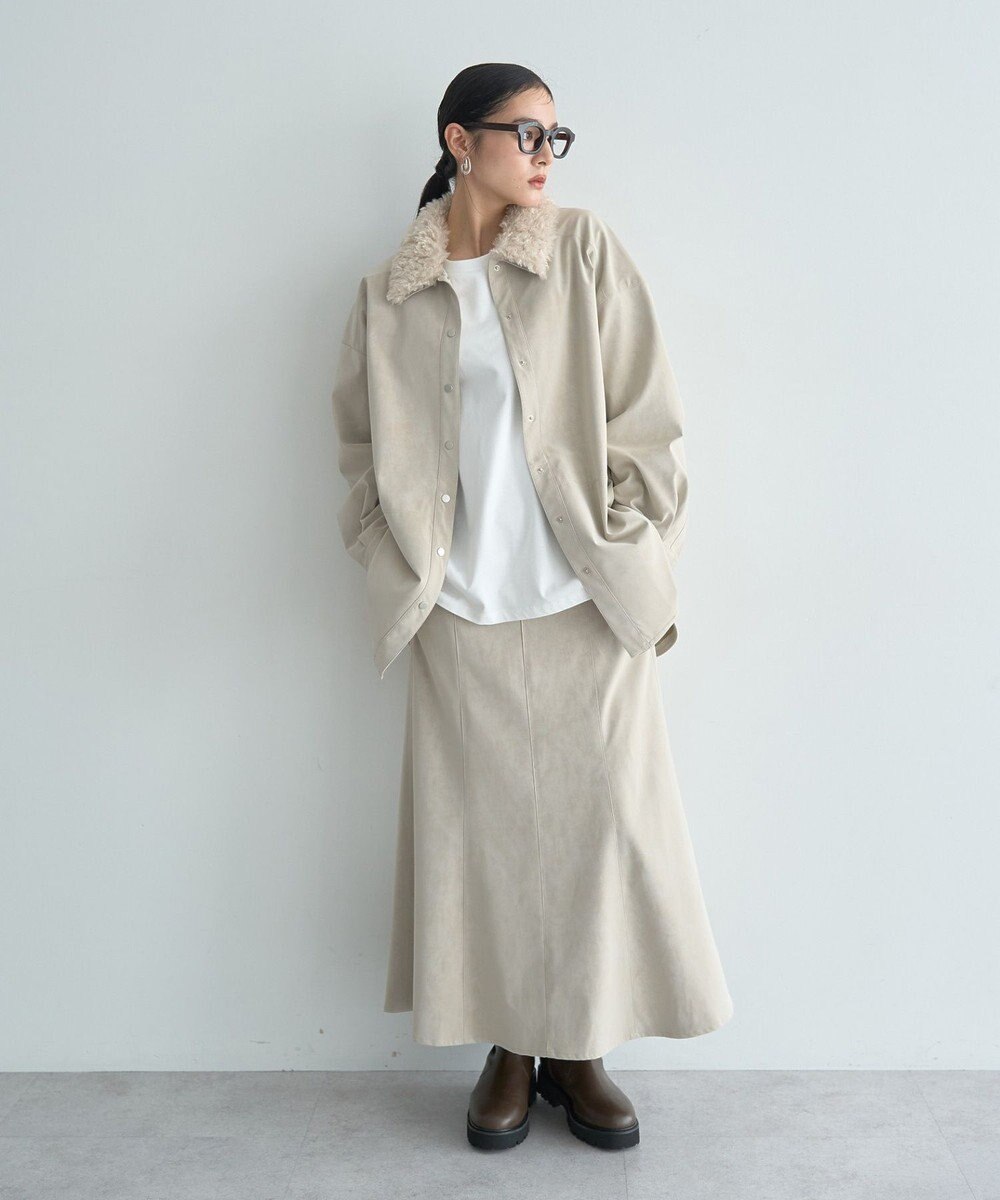 YECCA VECCA レザーライクマーメイドスカート 