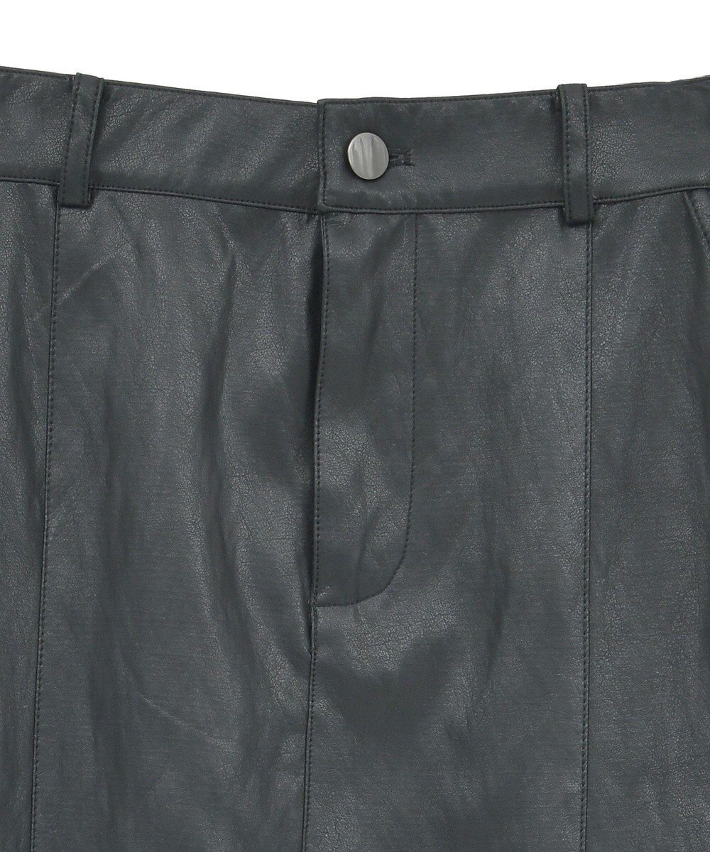 YECCA VECCA レザーライクマーメイドスカート 