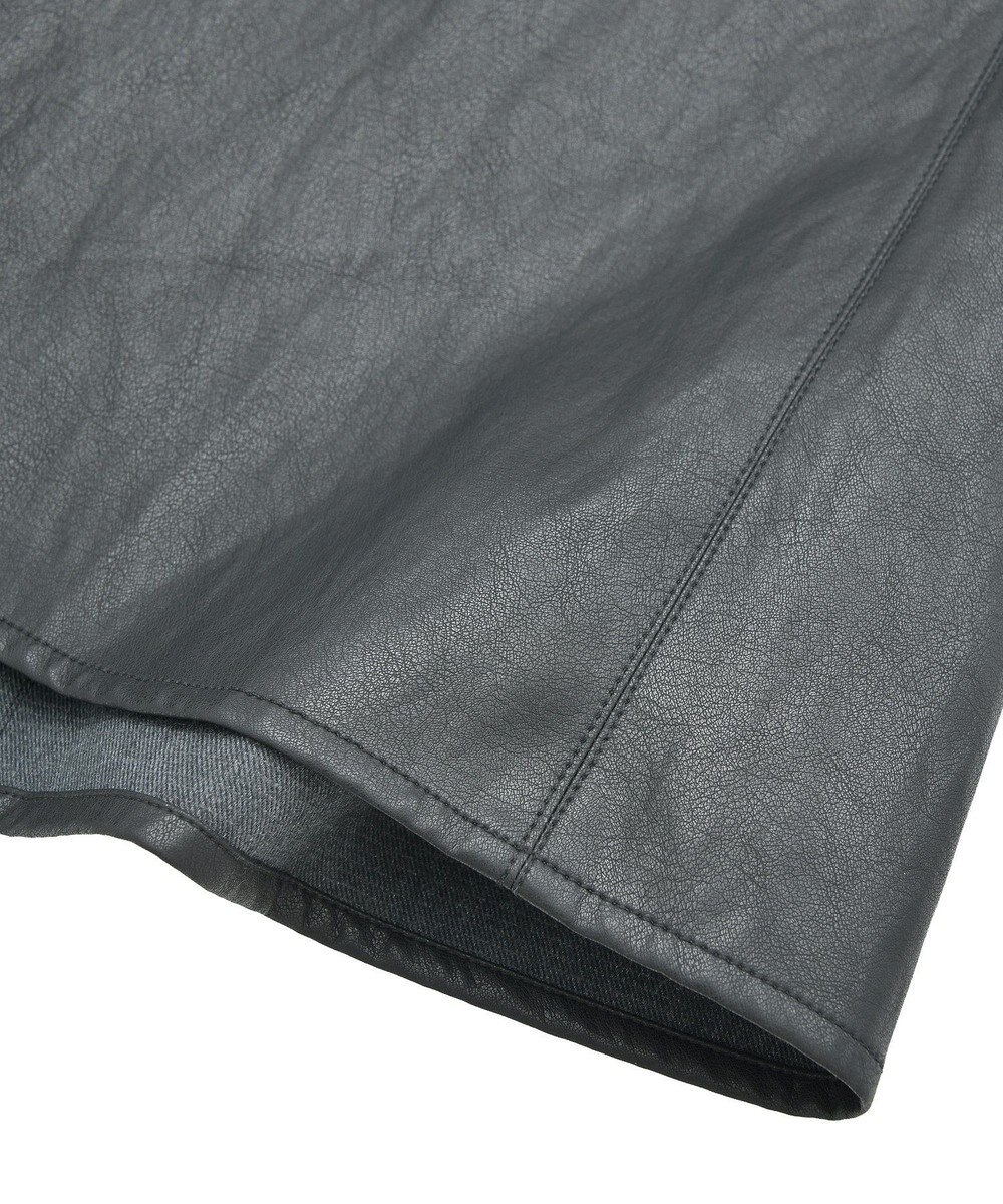 YECCA VECCA レザーライクマーメイドスカート 