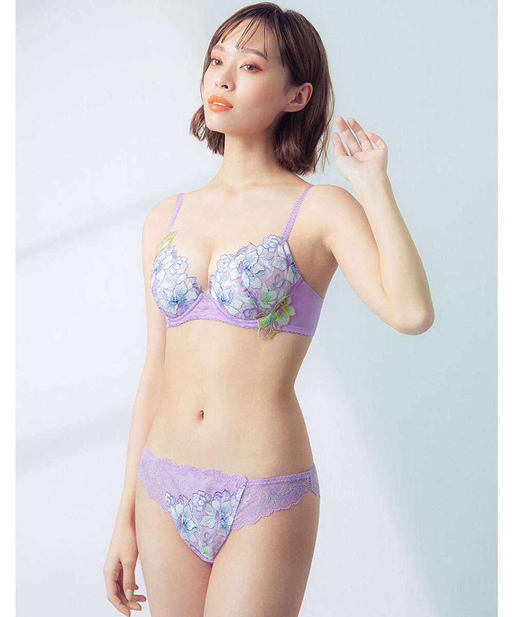 Wing ブラジャー Wing Lesiage ふっくら、まる胸メイク 背中にやさしくフィット 【2860シリーズ】 パッド有 ブラ PB2860 ウイング／ワコール 