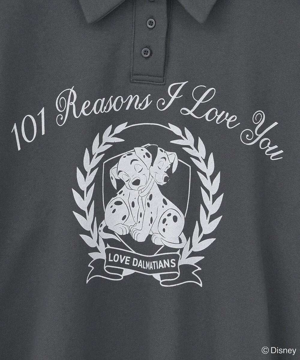 Green Parks １０１匹わんちゃん／ポロ衿裏毛スウェット 