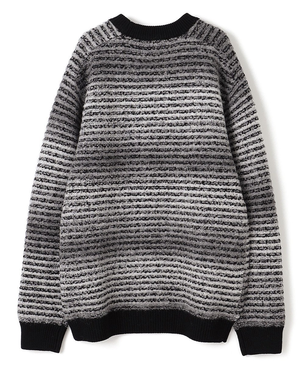 JOSEPH HOMME ヘアリーグラデーション　クルーネックニット 