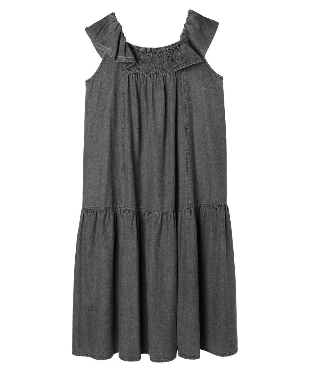 Green Parks ■ＥＳＣＡＲ　デニムピンタックワンピース 