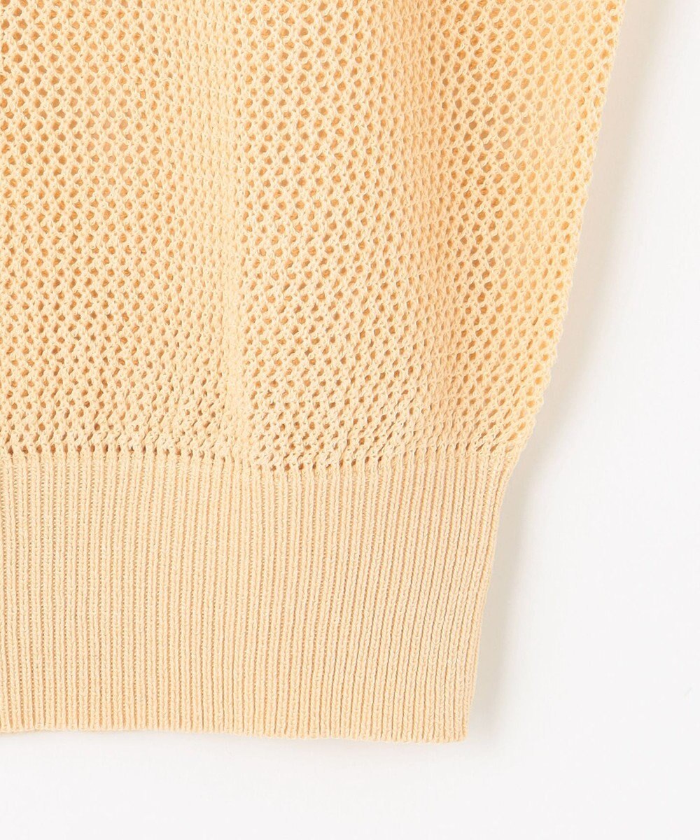 Feroux 【洗える】透かし編みニットトップス 