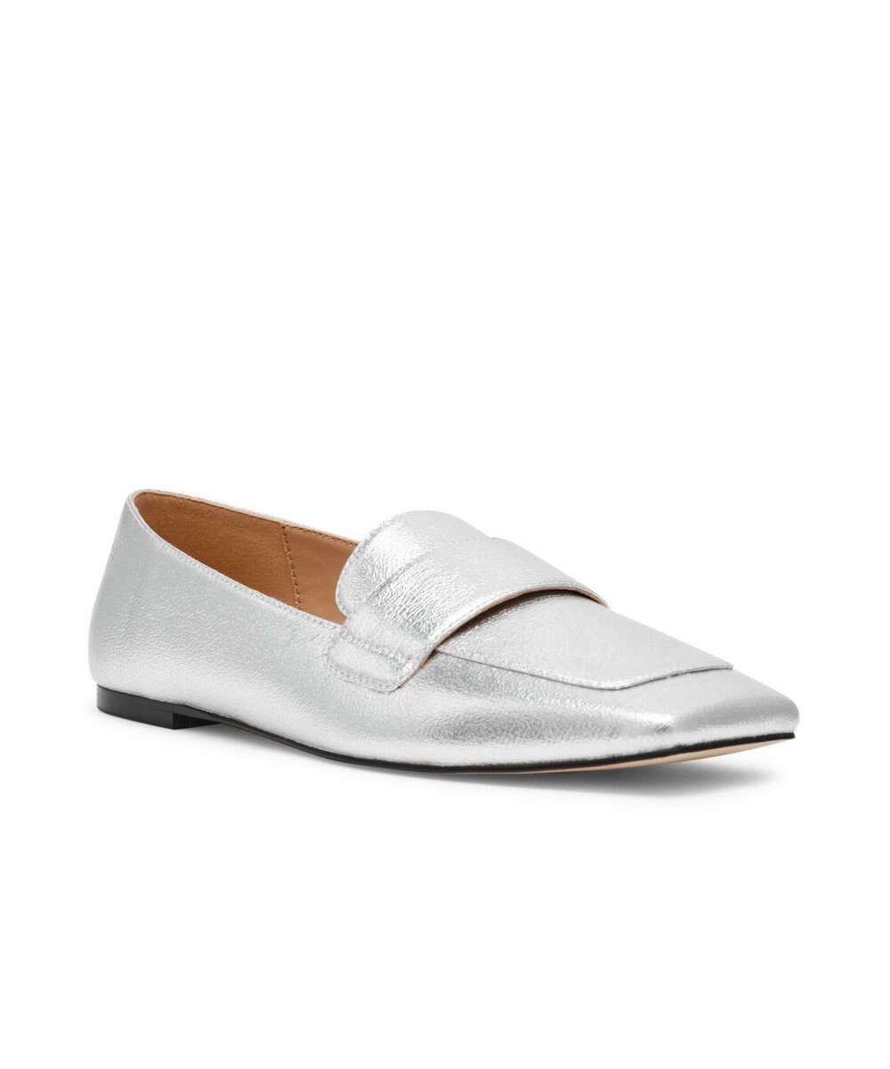 STEVE MADDEN MONARC スクエアトゥフラットローファー 