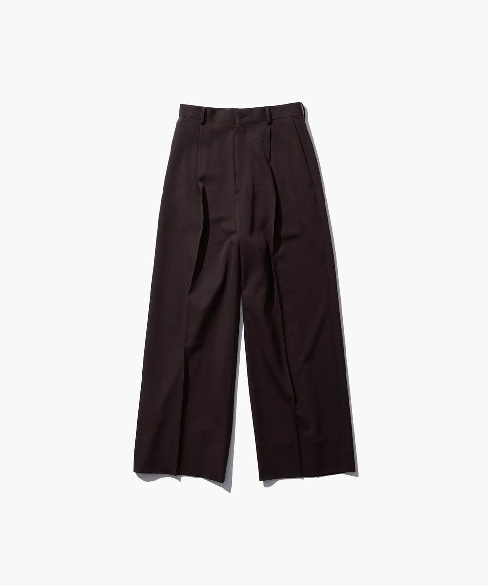 ATON WOOL GABARDINE | ワイドパンツ 