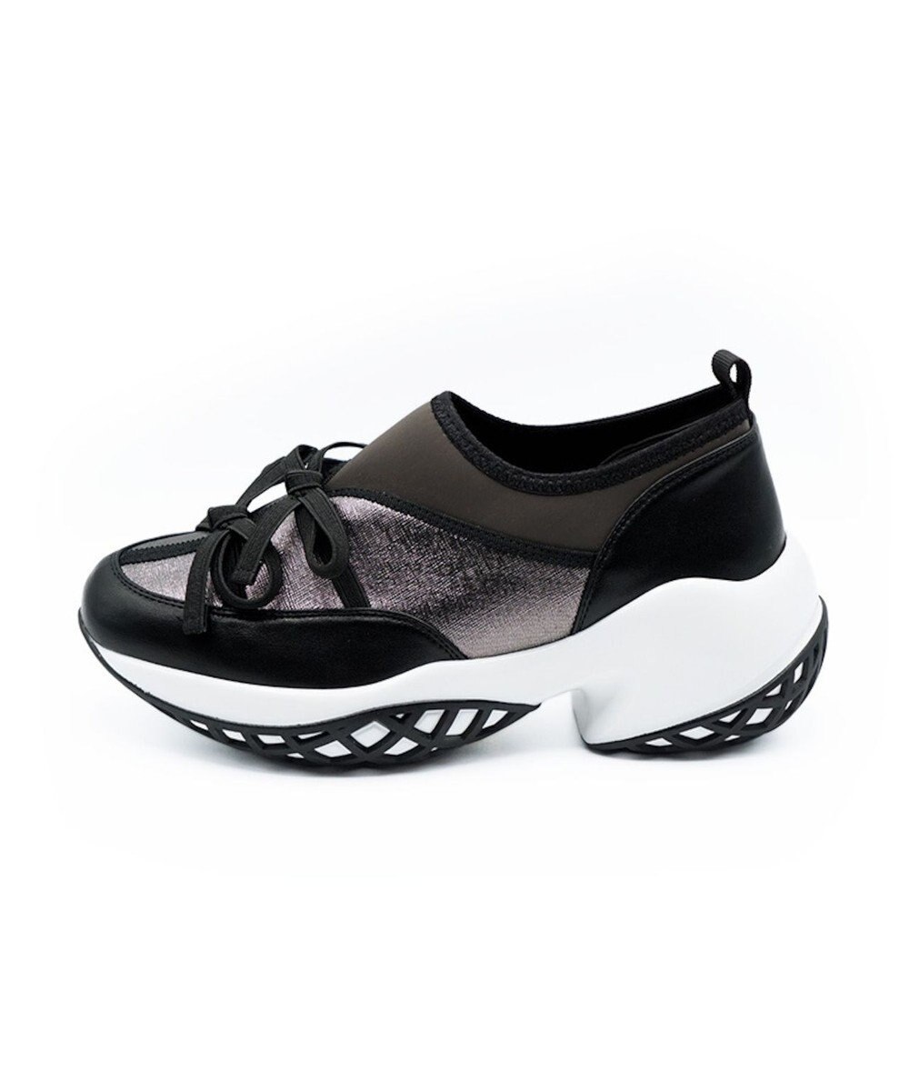 APOM ウォーターレジストプラットフォームリボンスニーカー 