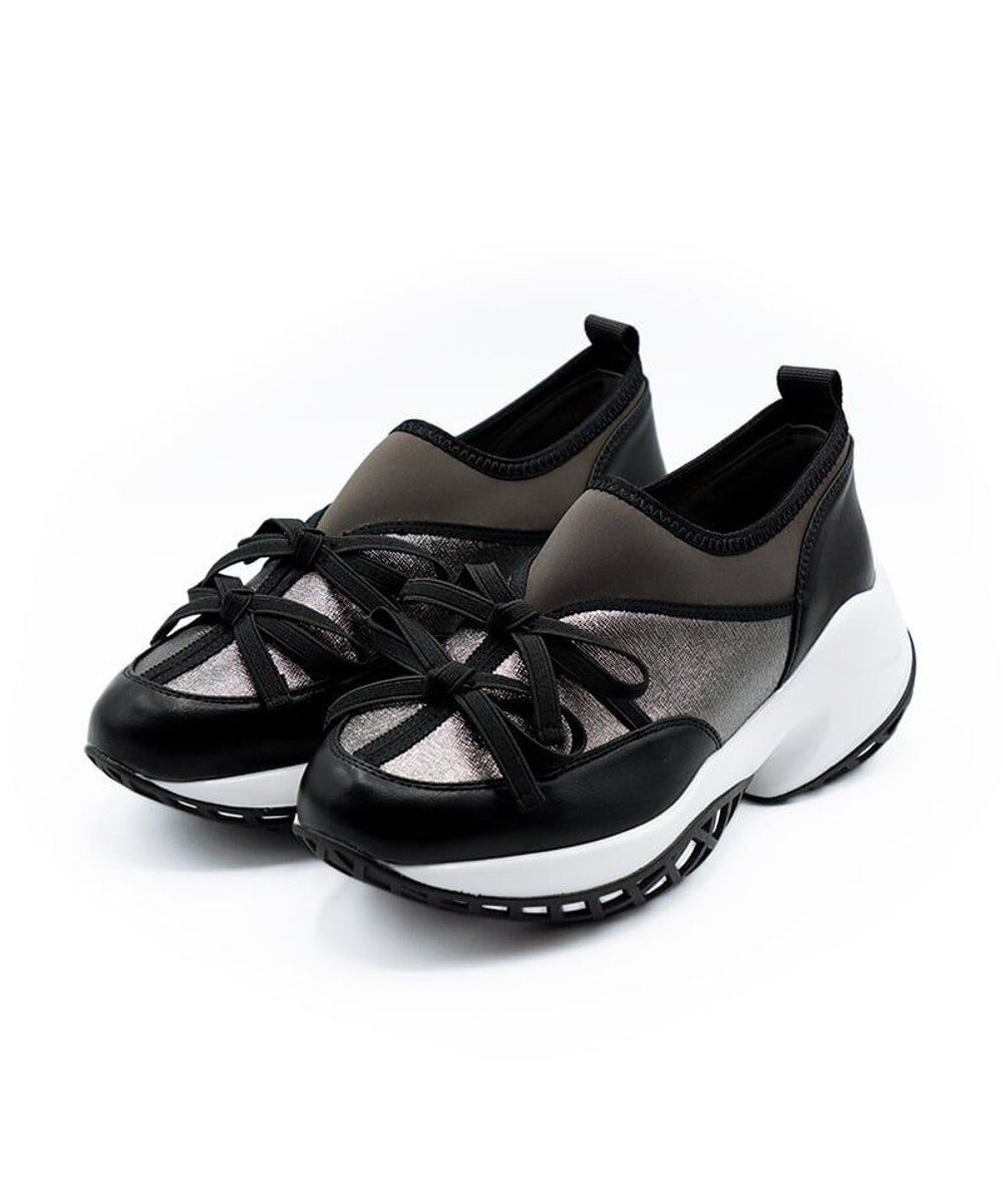 APOM ウォーターレジストプラットフォームリボンスニーカー 