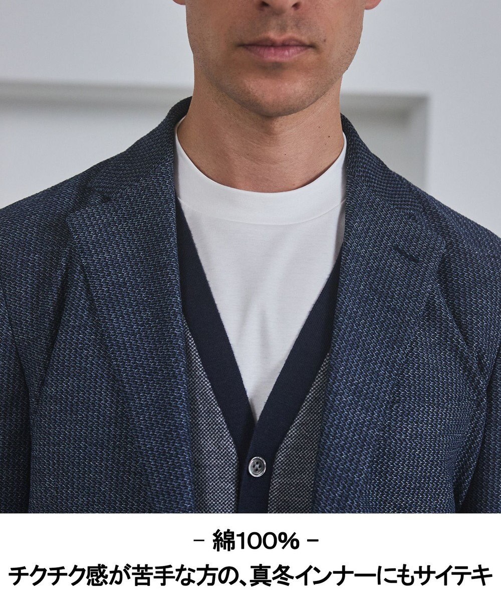 GOTAIRIKU 【綿100％】カバーネック ドレスTシャツ_ロング 