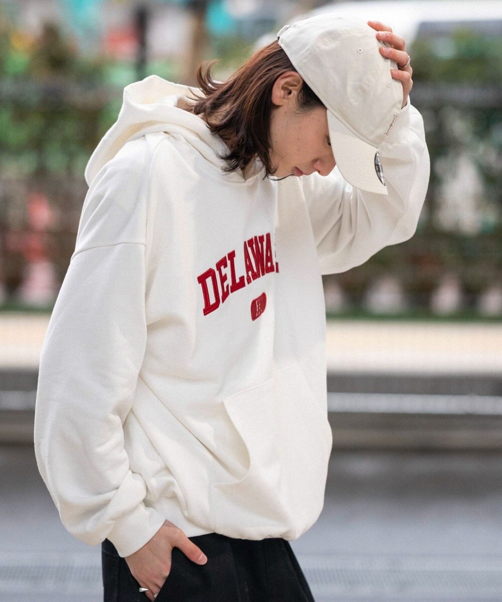 WEGO 【ユニセックス着用ITEM/SMLサイズ展開】グラフィックロゴプルパーカー 