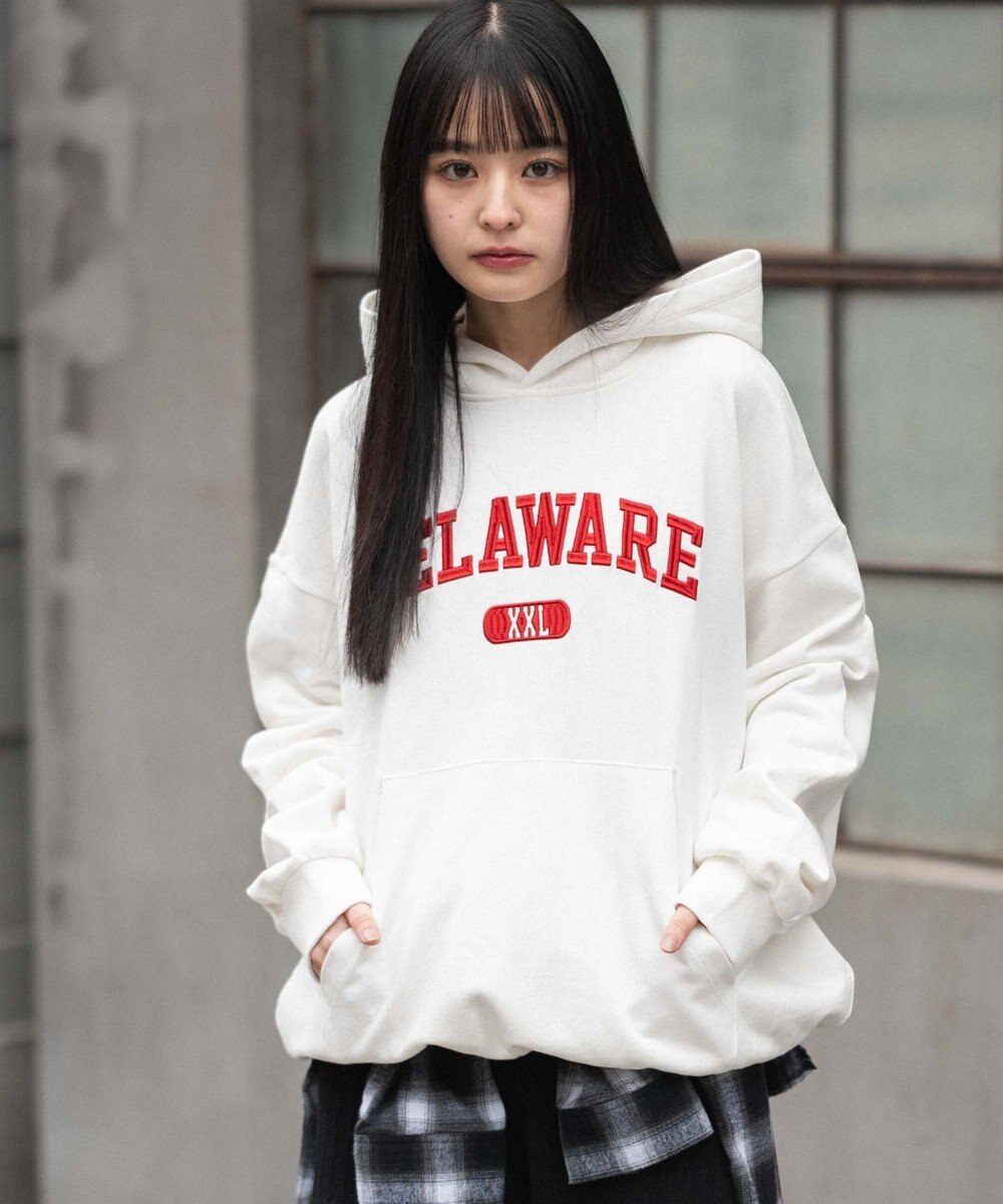 WEGO 【ユニセックス着用ITEM/SMLサイズ展開】グラフィックロゴプルパーカー 