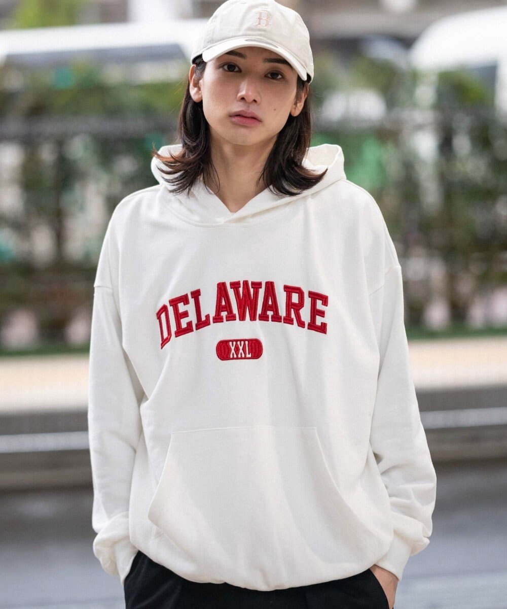 WEGO 【ユニセックス着用ITEM/SMLサイズ展開】グラフィックロゴプルパーカー 