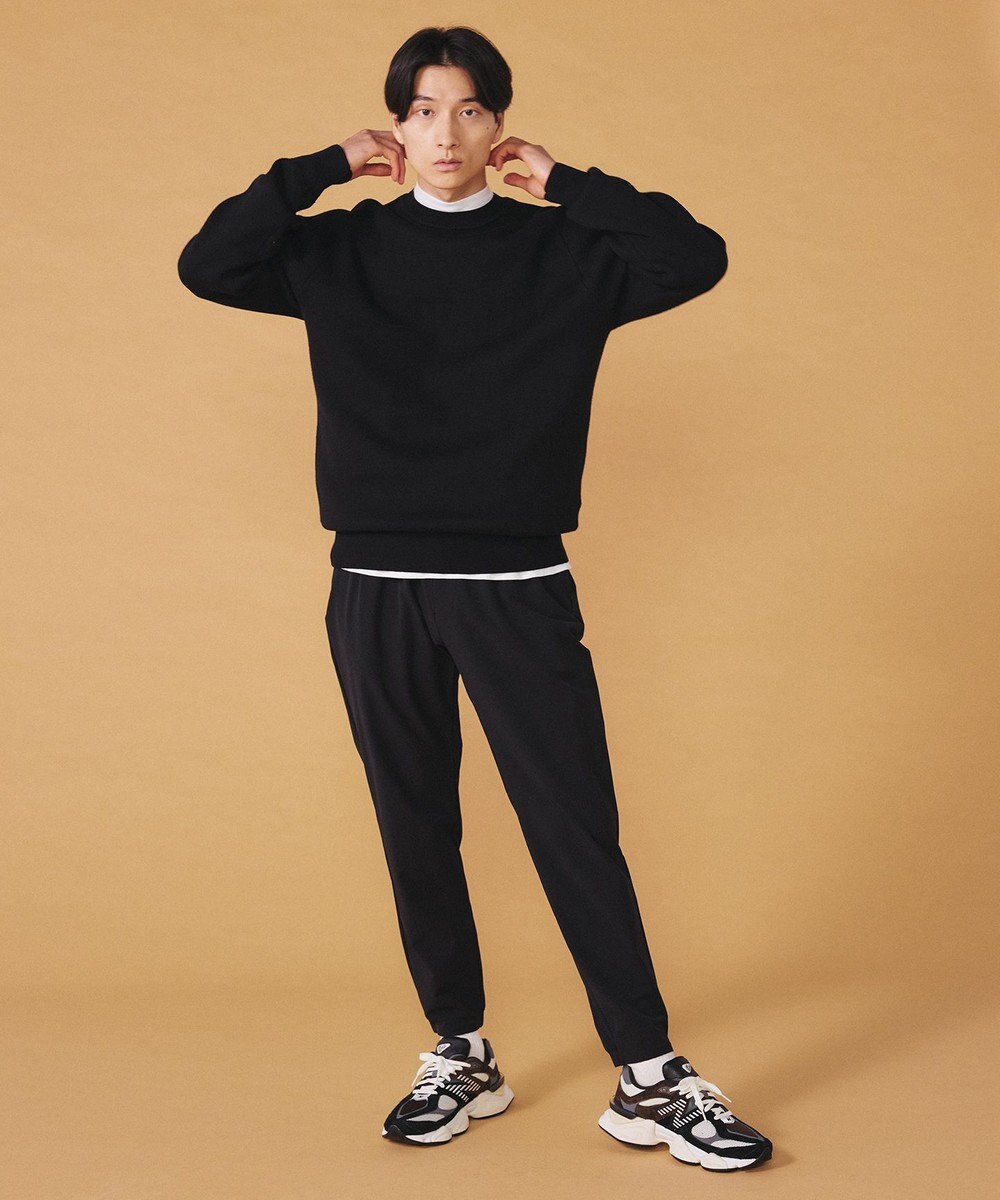 UNFILO MENS MOVE TEX クルーネック ニット 