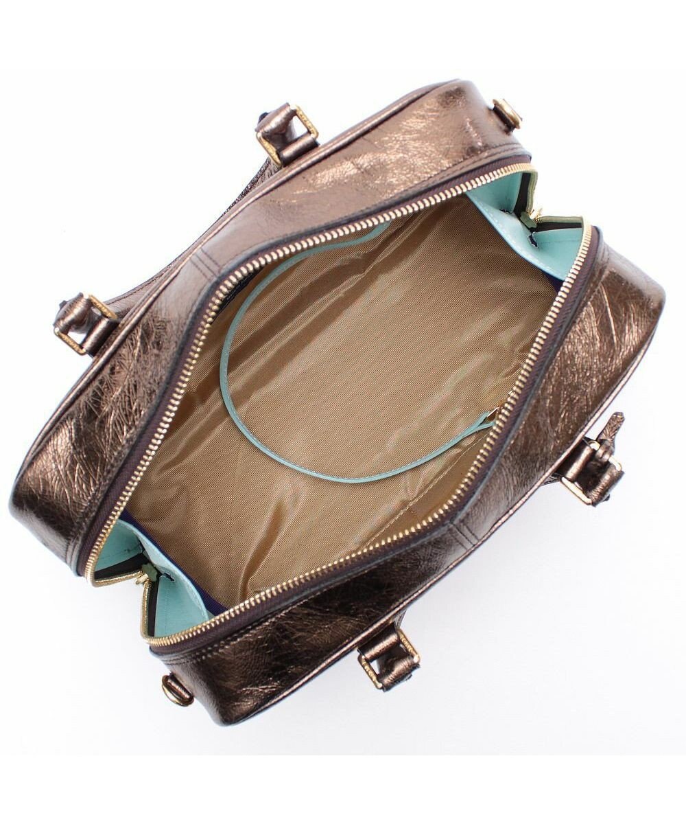 A.D.M.J. 【牛革】イタリアンレザークラックメタル2WAYボストンL 