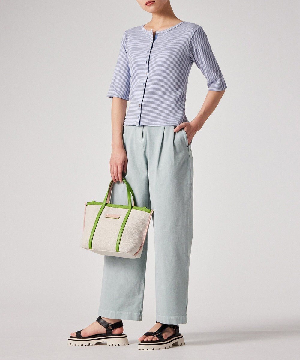 Paul Smith ボーダー ハーフスリーブ カーディガン 